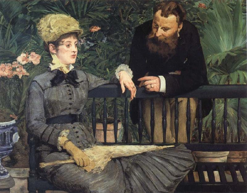 Edouard Manet In  the Winter Garden Germany oil painting art